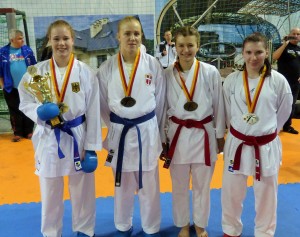vl Charlotte Grimm, Katrine Pedersen, Marzena Zalewska, Jaroslava Banasova